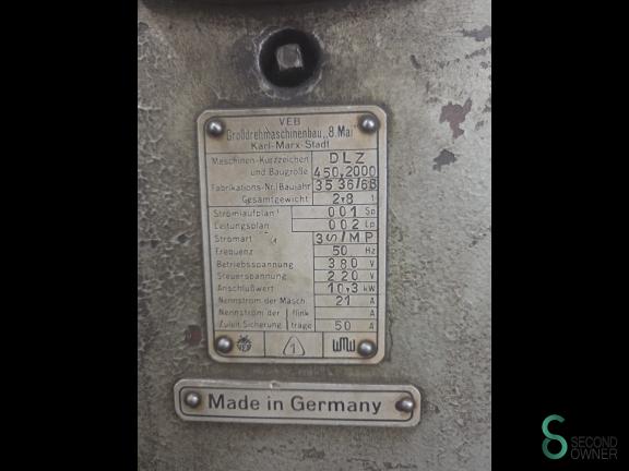 WMW DLZ 450x2000mm MET9.545 8 16884